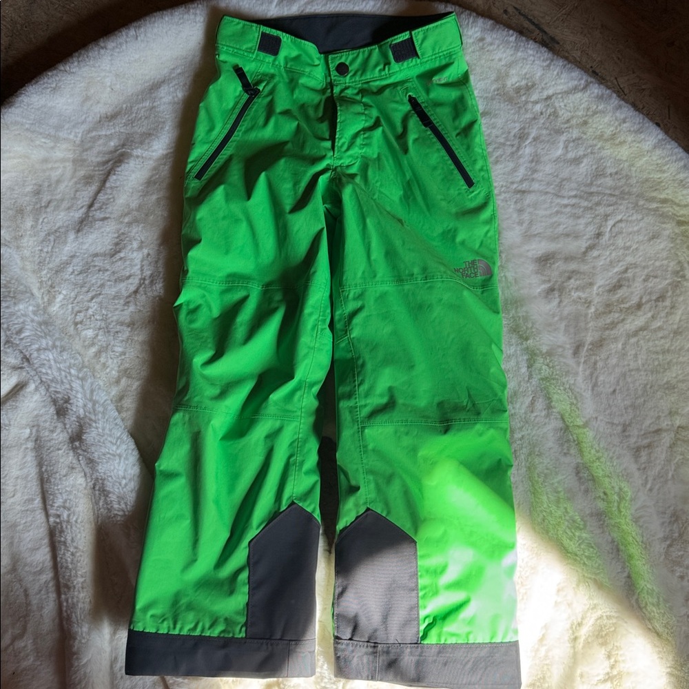 The North Face Lime Green Snow Pants Small